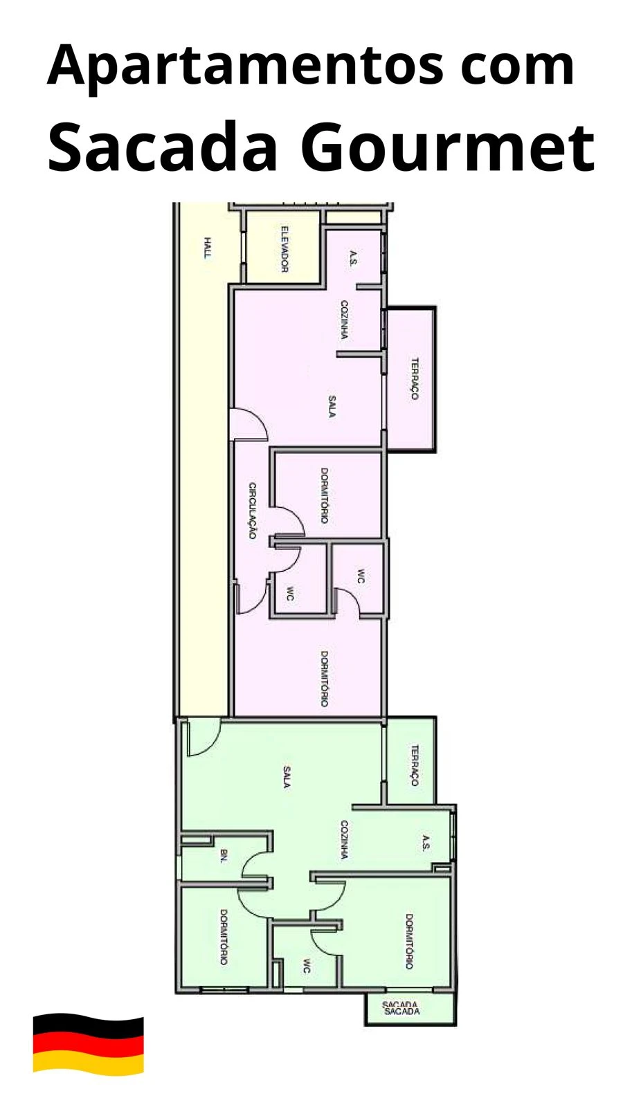 LANÇAMENTO RUA ALEMANHA - APARTAMENTOS COM GARDEN E TERRAÇO GOURMET